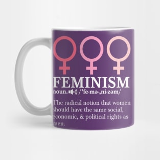 Political Flower Power Resist Feminism Definition Equality Feminist Mug